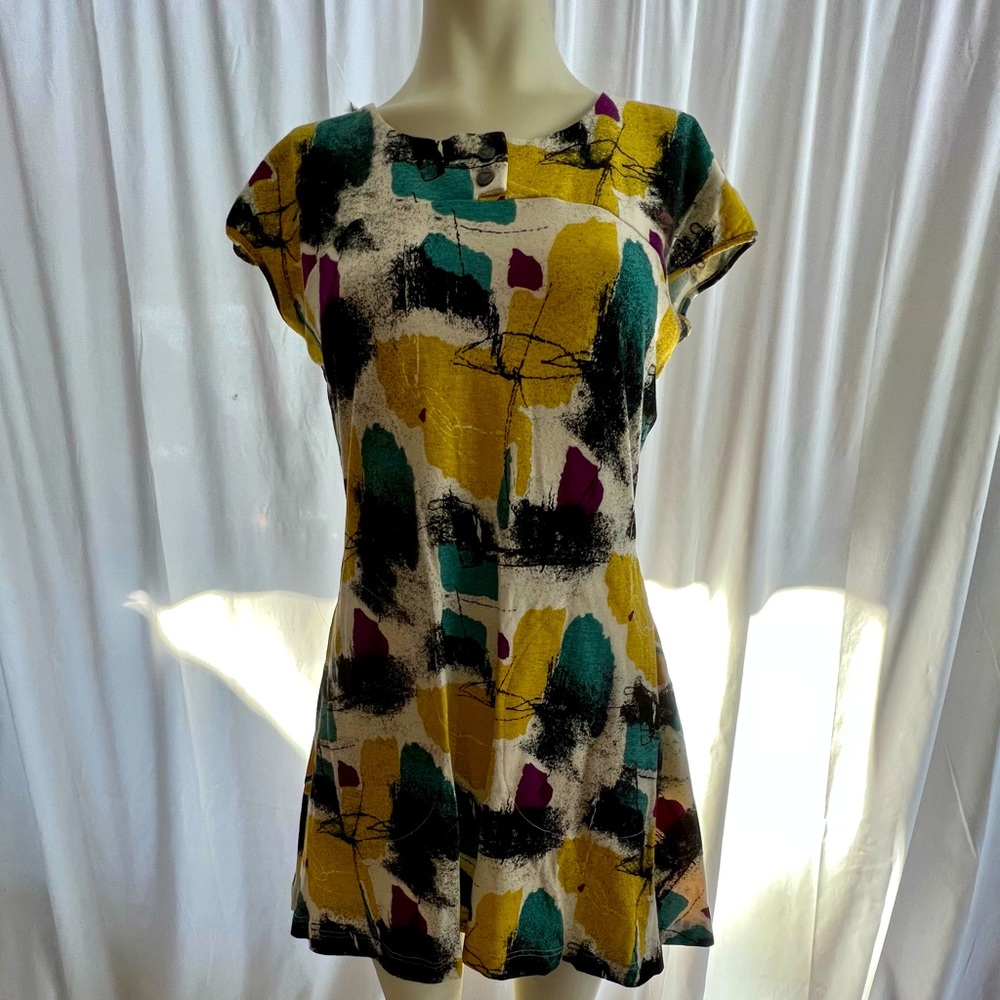 NWT! Effie's Heart retro mini dress. Adorable mid-century look. - Picture 2 of 6